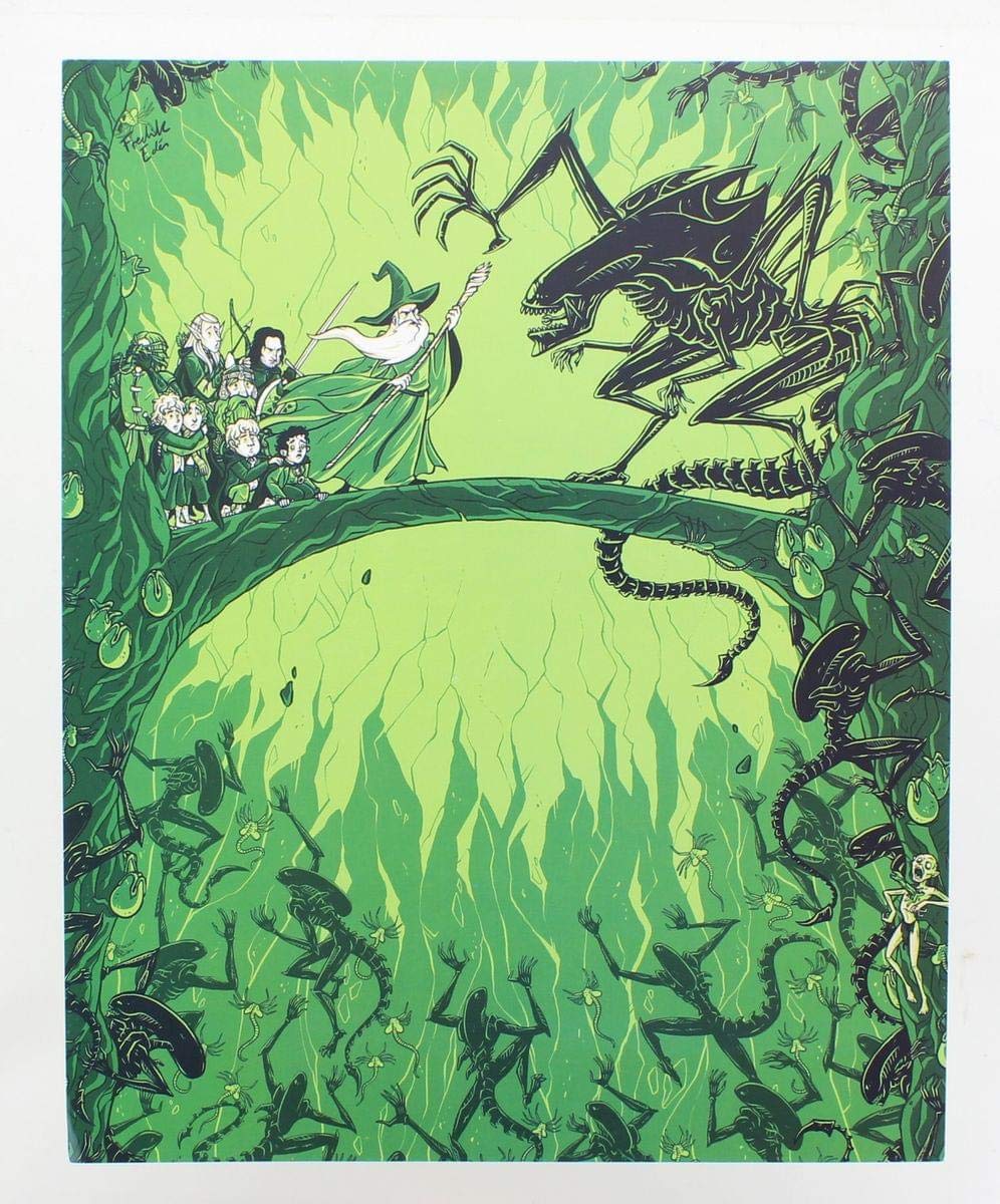 Amazon.com: Lord of the Rings vs Aliens 8x10 Art Print by Fredrik